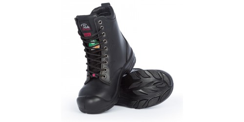 Women’s steel toe safety boots | Black | S552 | Pilote et filles